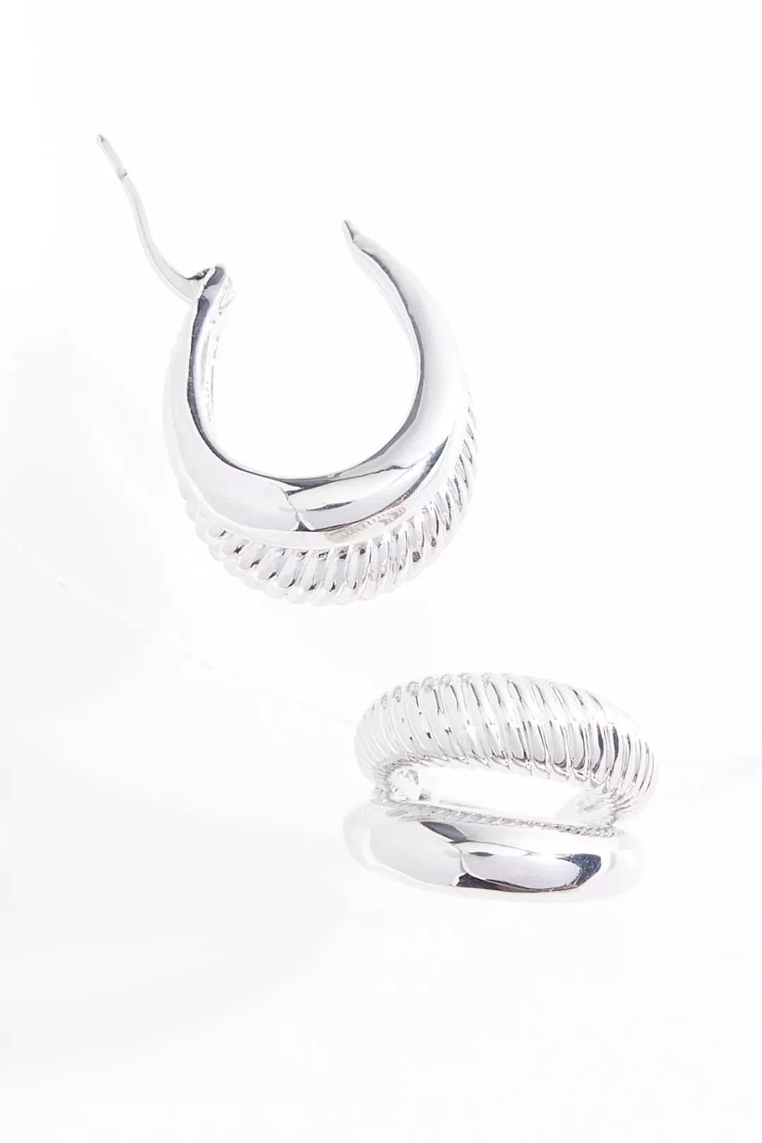 Cato Earrings | U- Shaped Hoop Earrings