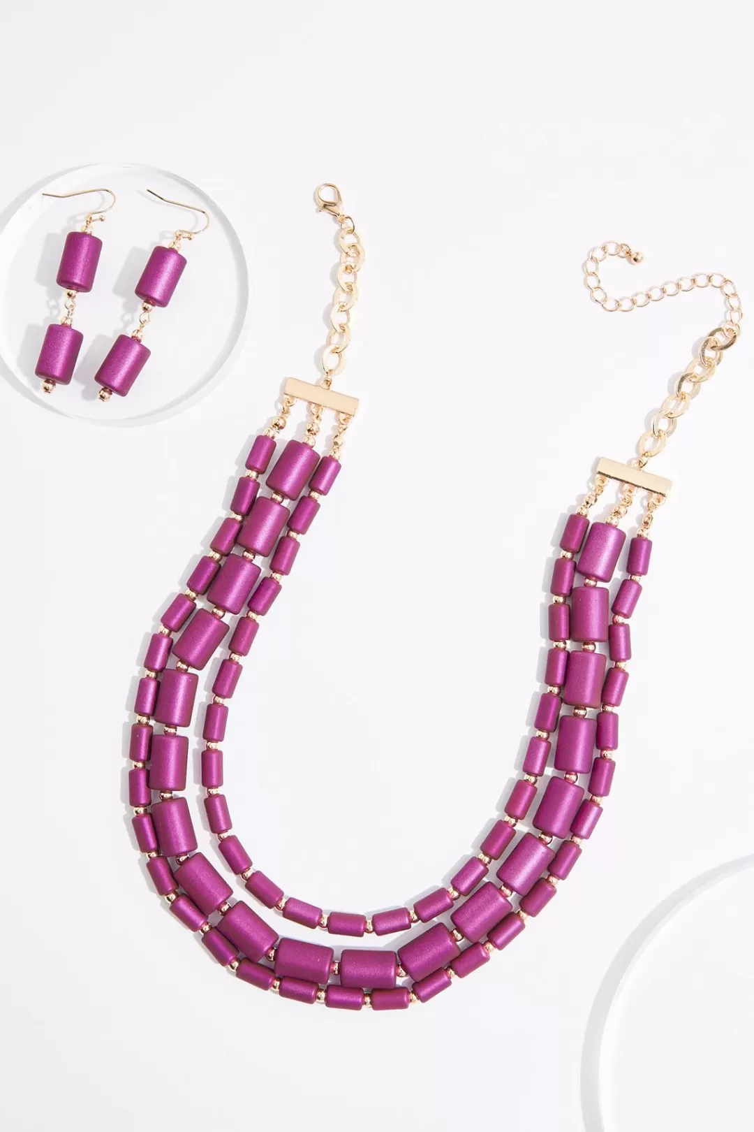 Cato Sets | Necklaces | Vibrant Cylinder Necklace Set