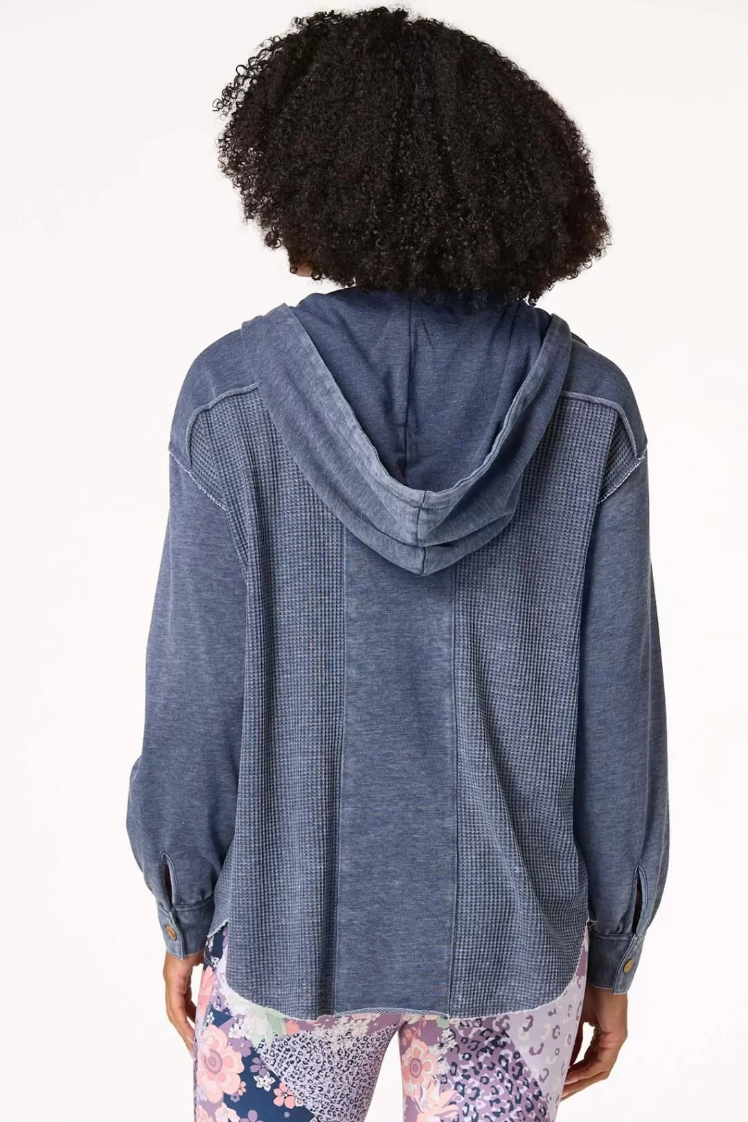 Cato Athleisure | Tops | Waffled Indigo Shacket