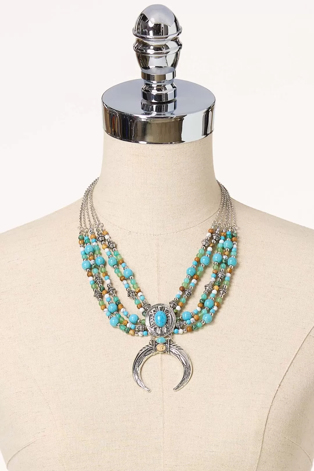 Cato Necklaces | Western Row Pendant Necklace