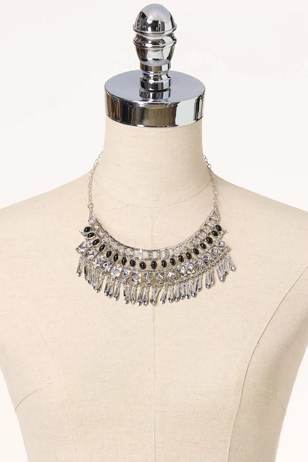 Cato Necklaces | Western Silver Bib Necklace