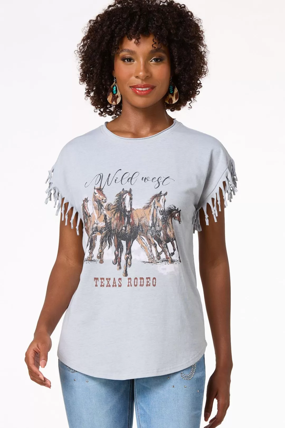 Cato Tops | Wild West Fringe Tee