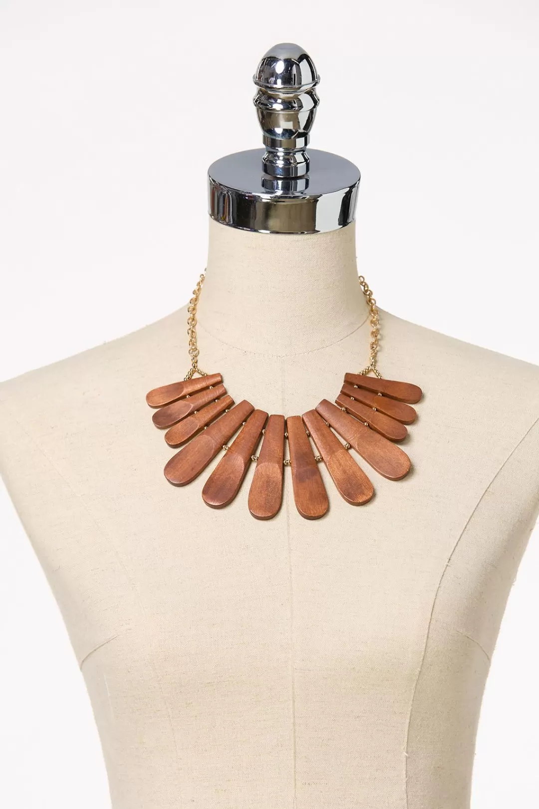 Cato Necklaces | Wood Paddle Necklace