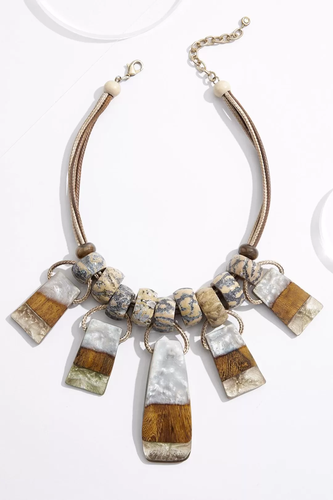 Cato Necklaces | Wood Resin Paddle Necklace